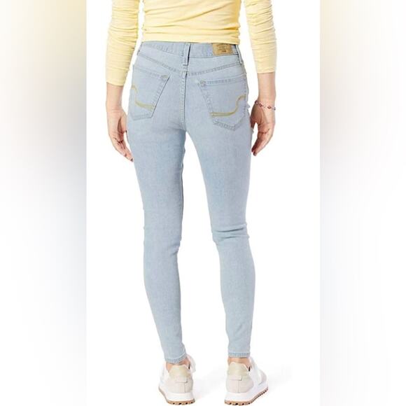 Signature Levi High Rise Jeggings 7 28W Light Wash - Picture 2 of 9